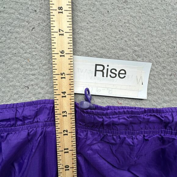 VIntage LSU Tigers BT Player Ripstop Purple Mesh Lined Nylon Pants Mens Medium - Picture 4 of 12